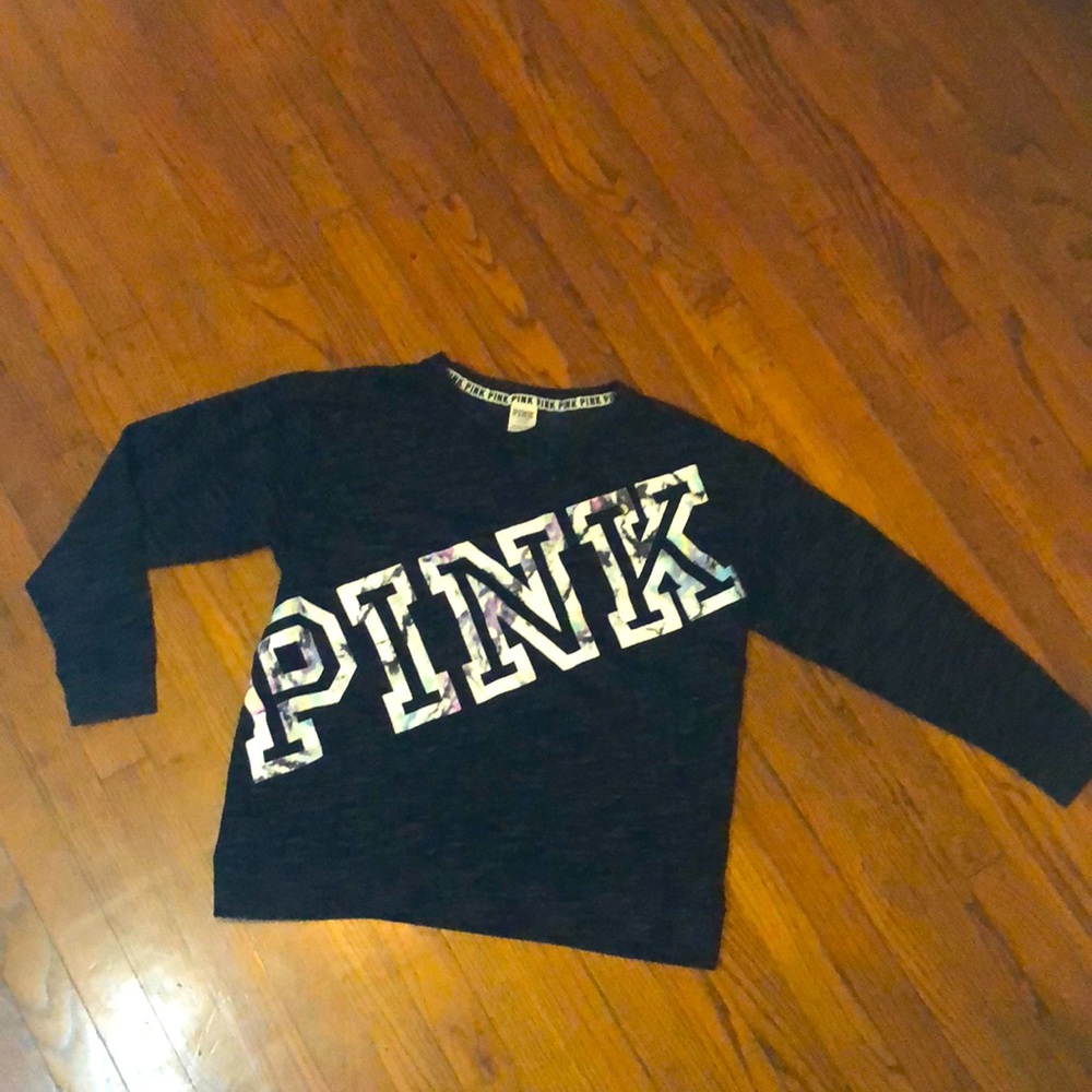 Grey/black PINK sweater